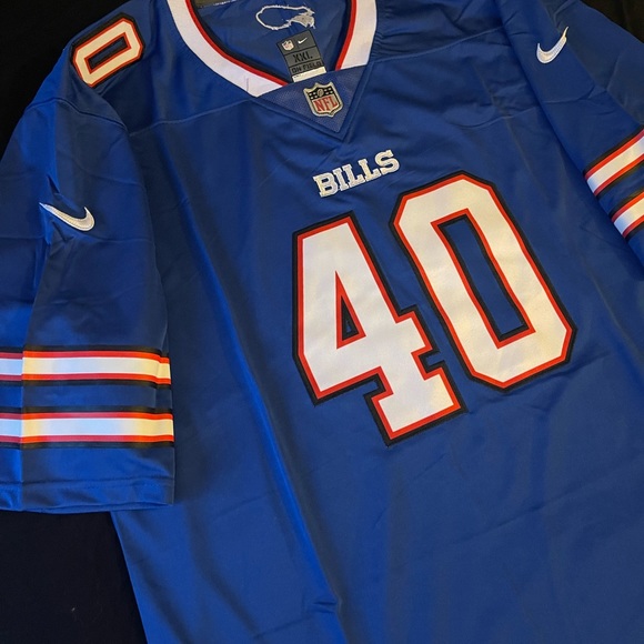 🏈 VON MILLER 🏈 (FIRM PRICE) BUFFALO BILLS (NFL) ON FIELD NIKE JERSEY. - Picture 4 of 11